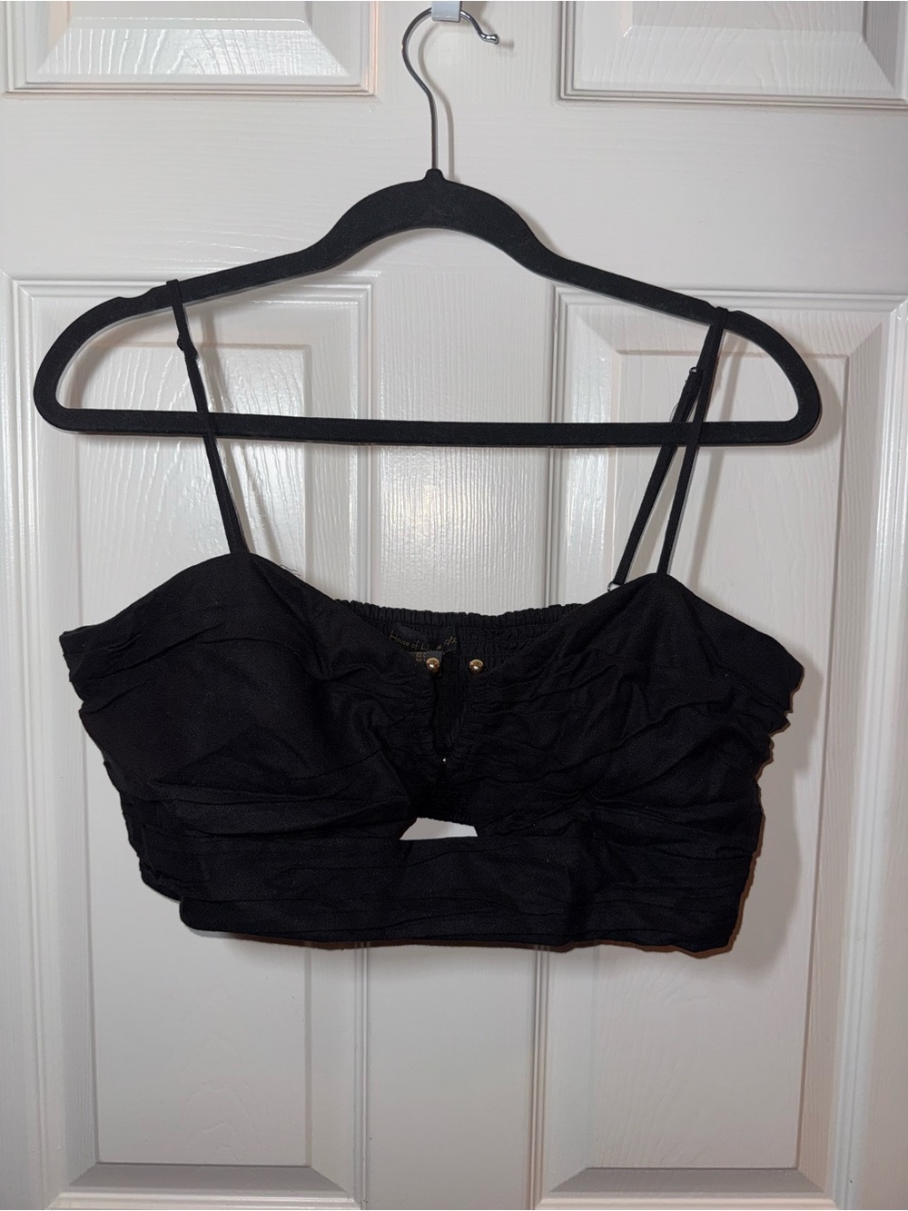 Skirt and top set 
House of Harlow 1960 Black Textured